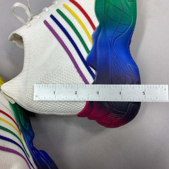 Anthony Wang Shoes Women's‎ 7.5 Rainbow Extra High Hidden Wedge Fashion Sneakers - Picture 11 of 14